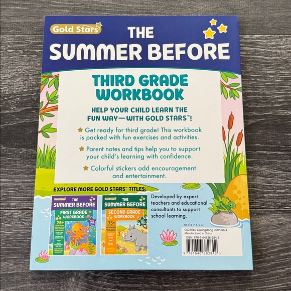 Gold Stars Summer Before Third Grade Workbook - Picture 3 of 3
